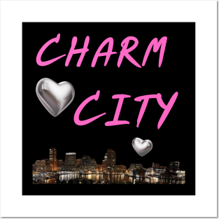 CHARM CITY BALTIMORE DESIGN Posters and Art